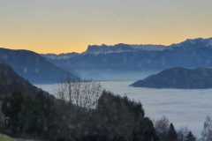 La mer de nuage au dessus de Grenoble