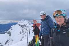 Au sommet de la pointe de Mandalaz