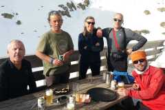 Avec Christophe, le gardien du refuge de Nice