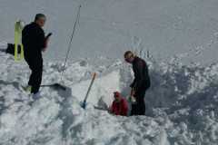 Recherche de l'eau du torrent
