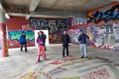 Pour finir avec plus de couleur, Urbex dans des immeubles non acheves